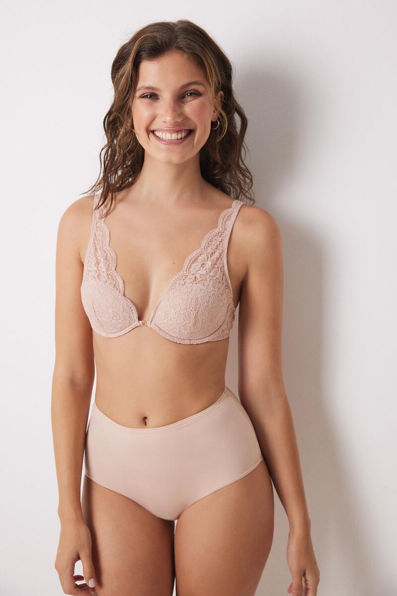 women'secret Braga reductora alta rosa