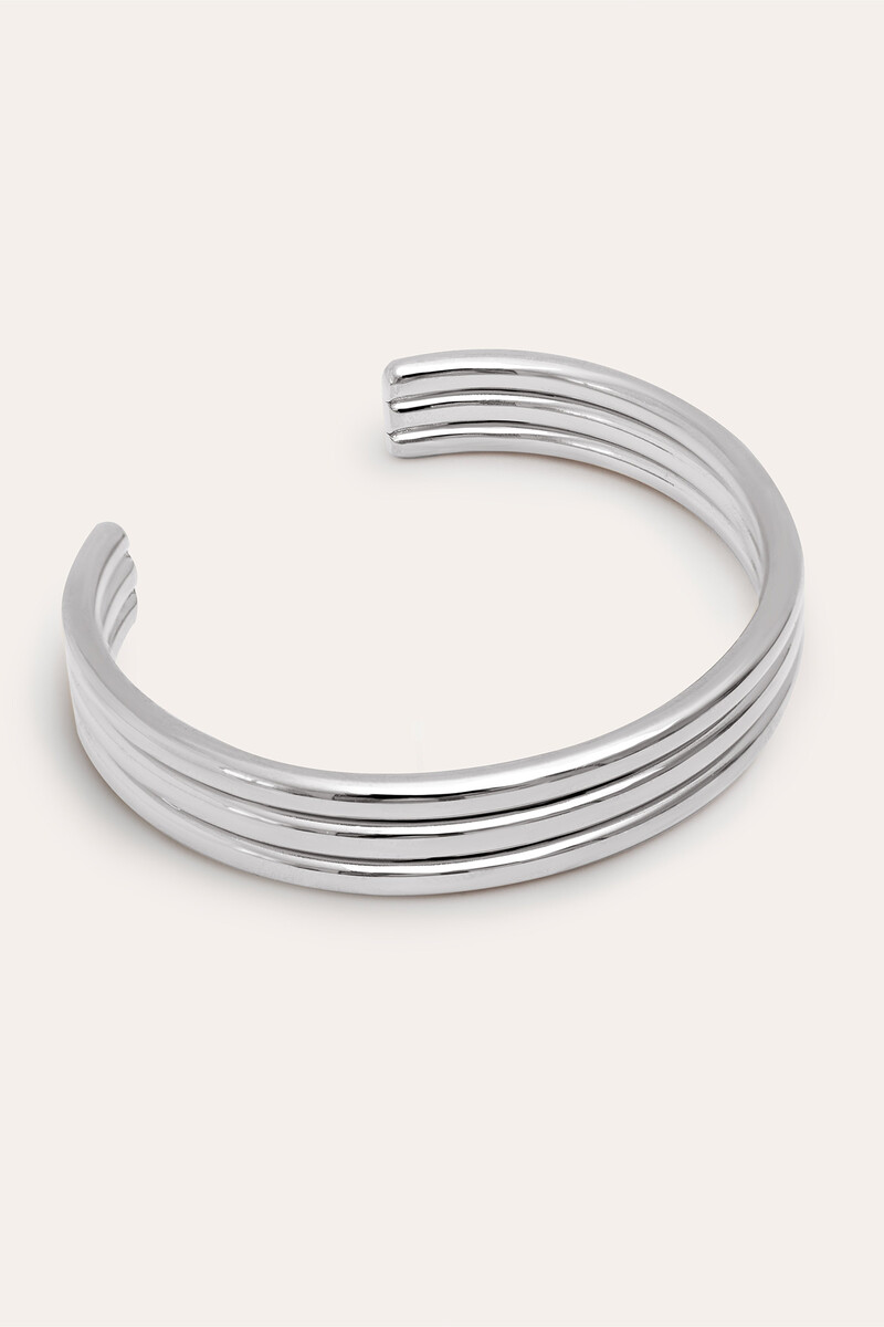 Women'secret Brazalete Maxi Line Acero