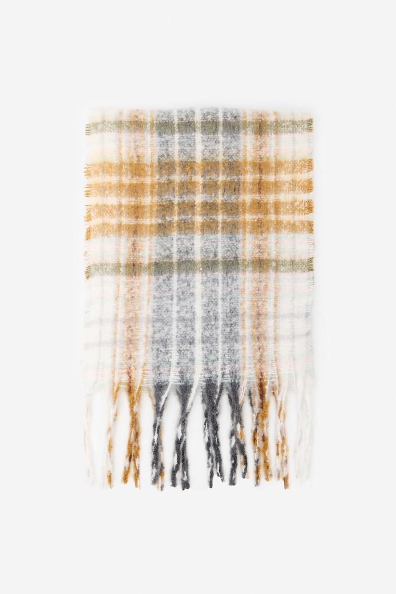women'secret Bufanda tartan flecos