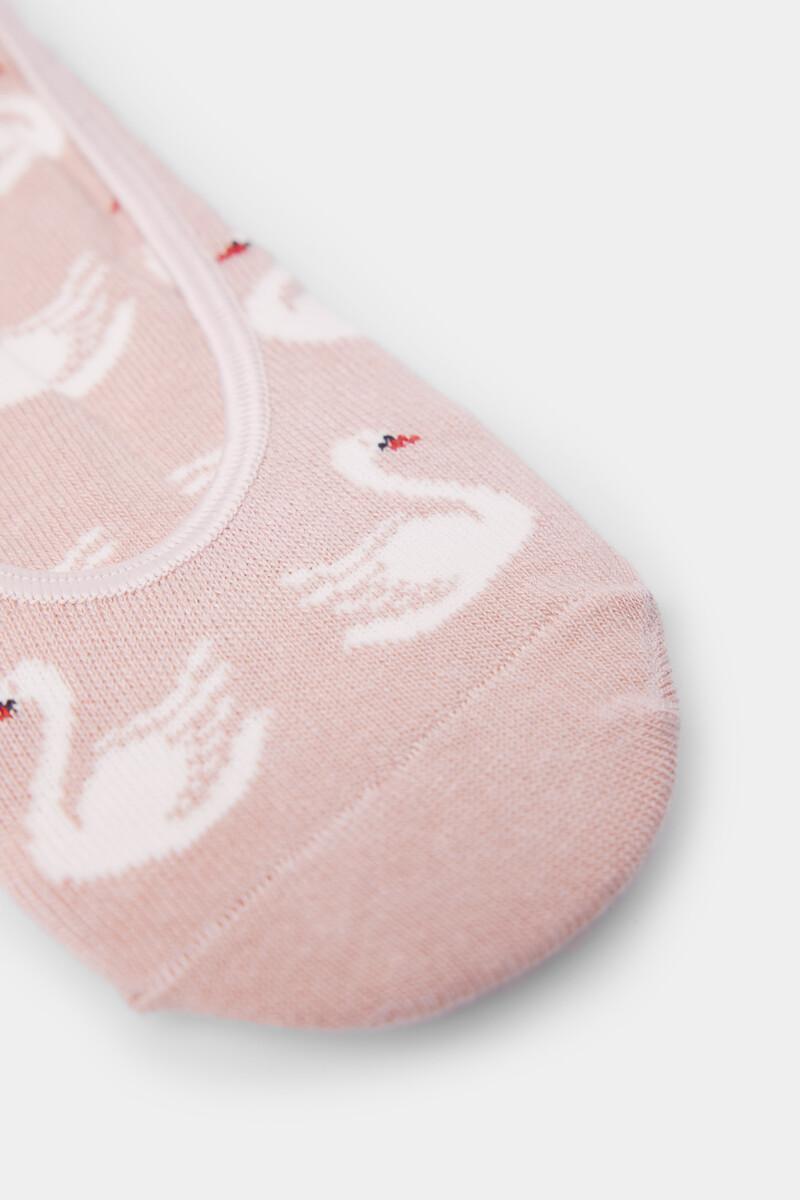 Women'secret Calcetín Invisible Cisnes