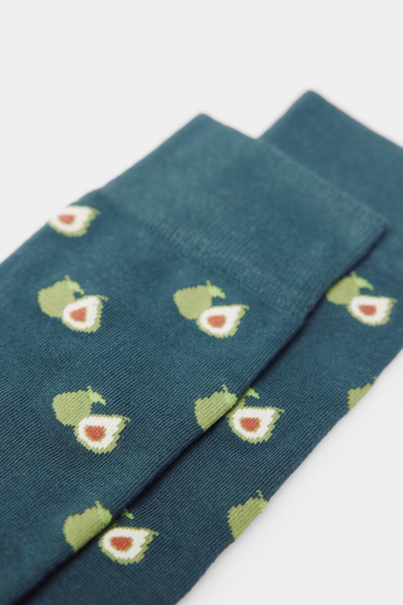 Women'secret Calcetín Jacquard Aguacates