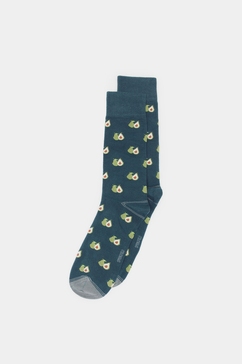 women'secret Calcetín jacquard aguacates