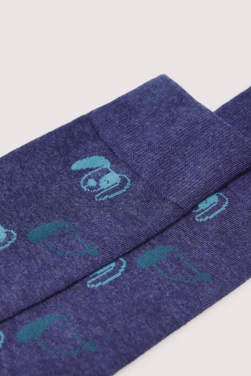Women'secret Calcetín Jacquard Caras Perros