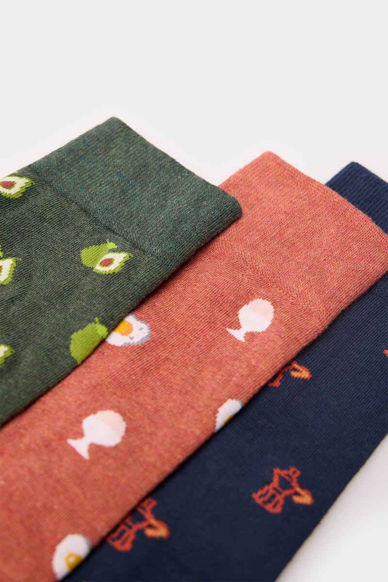 Women'secret Calcetín Jacquard Desayuno