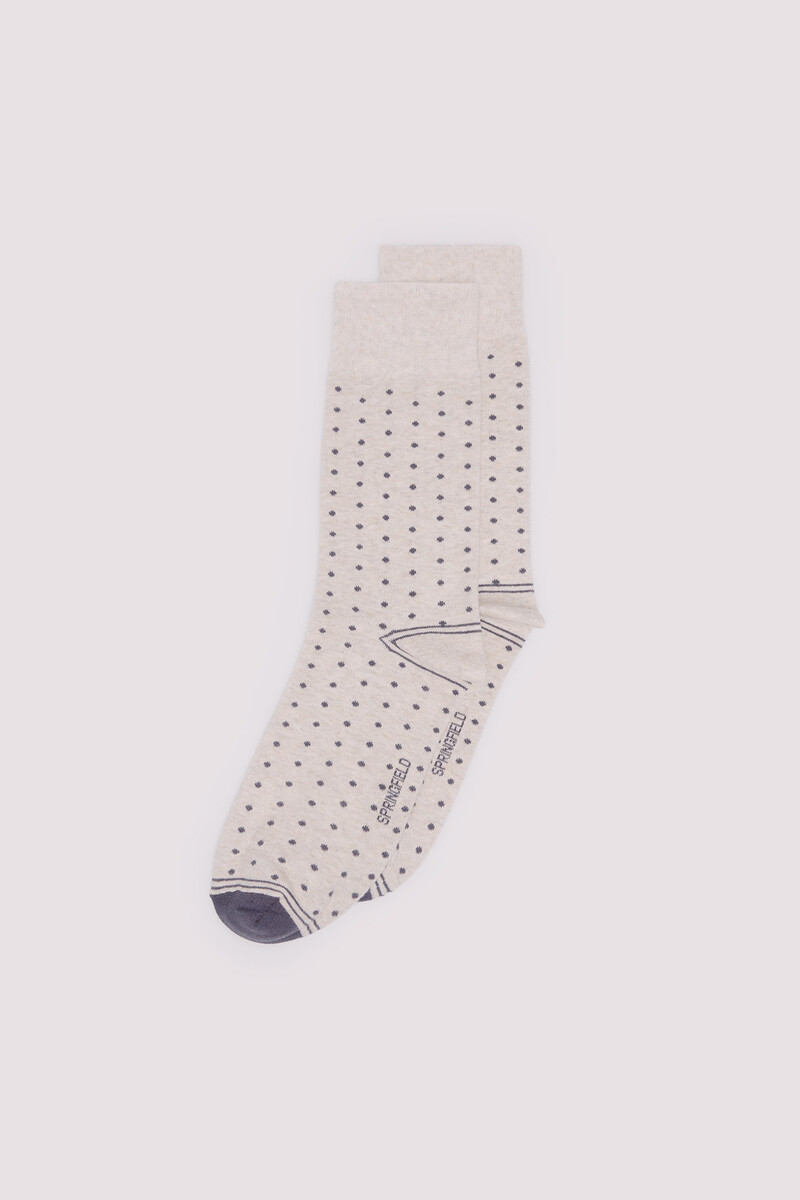 women'secret Calcetín jacquard lunares