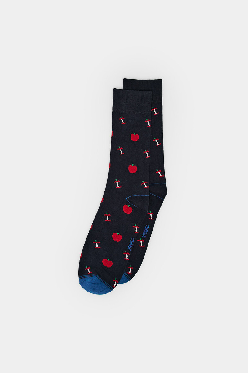 women'secret Calcetín jacquard manzanas