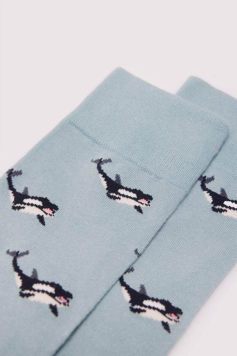 Women'secret Calcetín Jacquard Orcas