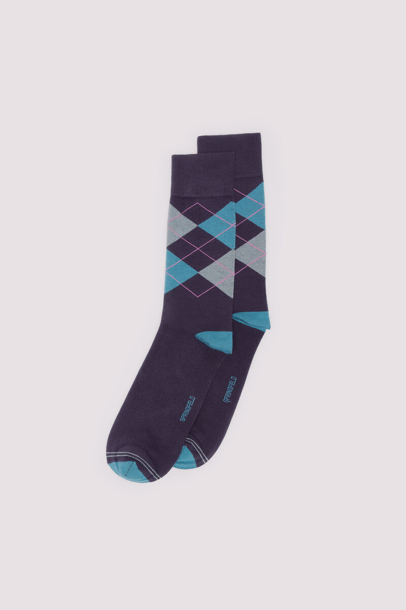 women'secret Calcetín jacquard rombos