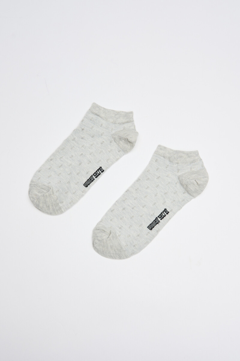 Women'secret Calcetines Cortos Algodón Gris