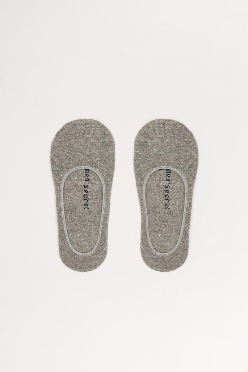 Women'secret Calcetines Invisibles Algodón Gris