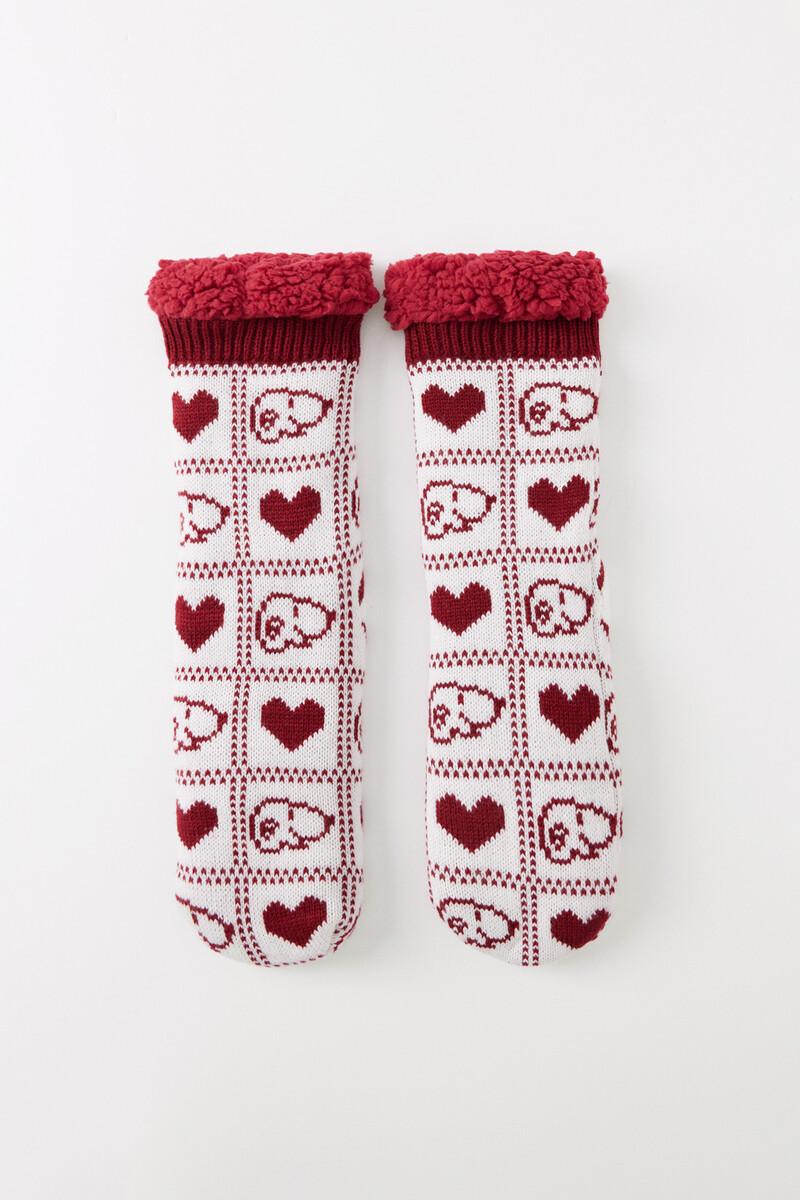 Women'secret Calcetines Largos Tricot Snoopy