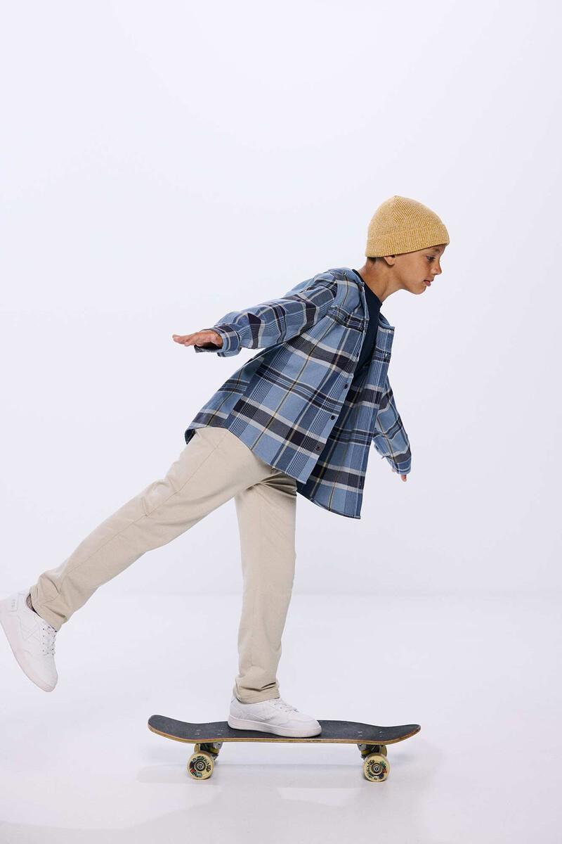 Women'secret Camisa Cuadros Capucha Niño
