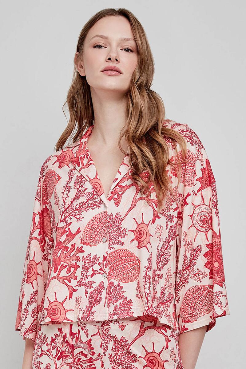 women'secret Camisa de pijama estampada corales