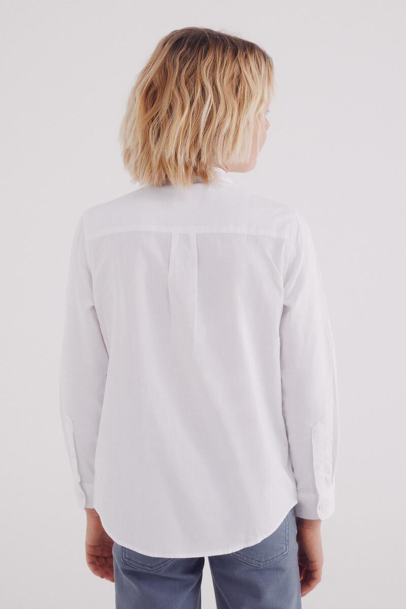 Women'secret Camisa Estructura Cuello Mao Niño