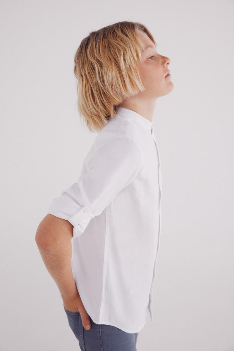 women'secret Camisa estructura cuello mao niño