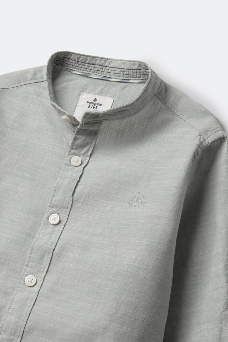 Women'secret Camisa Textura Cuello Mao Niño