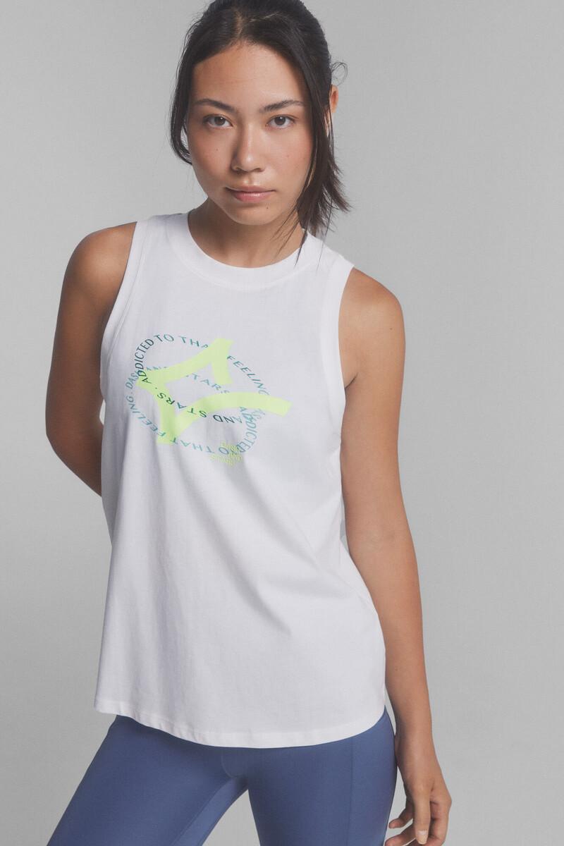 Women'secret Camiseta 100% Algodón Marfil