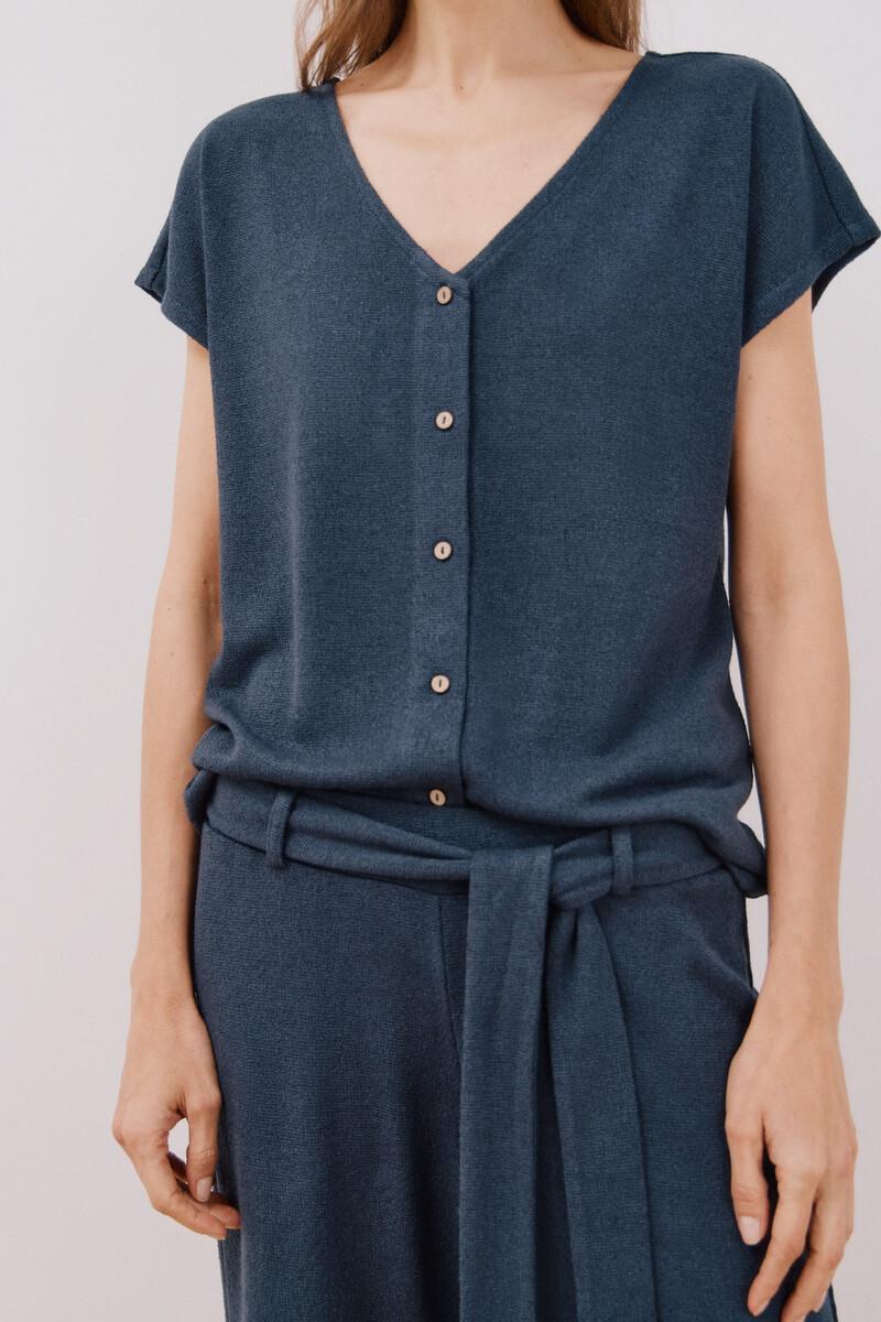 Women'secret Camiseta Aspecto Rústico Con Botones