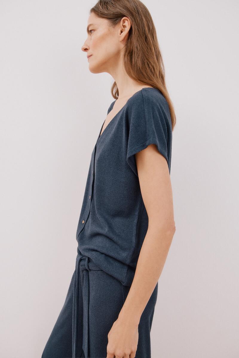 Women'secret Camiseta Aspecto Rústico Con Botones