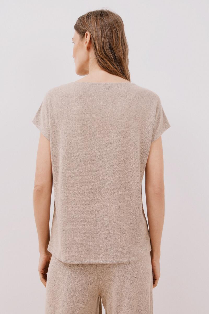 Women'secret Camiseta Aspecto Rústico Con Botones