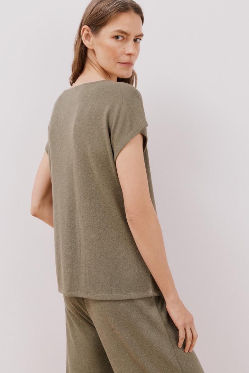 Women'secret Camiseta Aspecto Rústico Con Botones