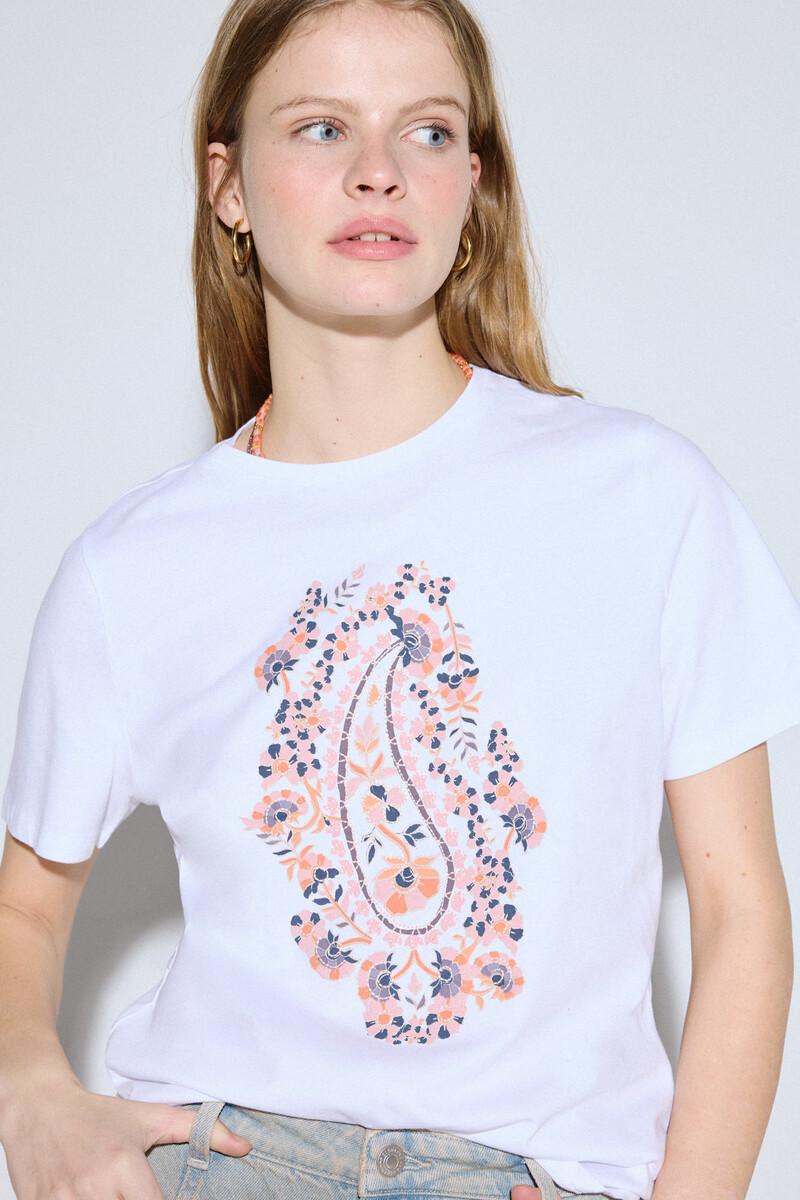 women'secret Camiseta básica estampada