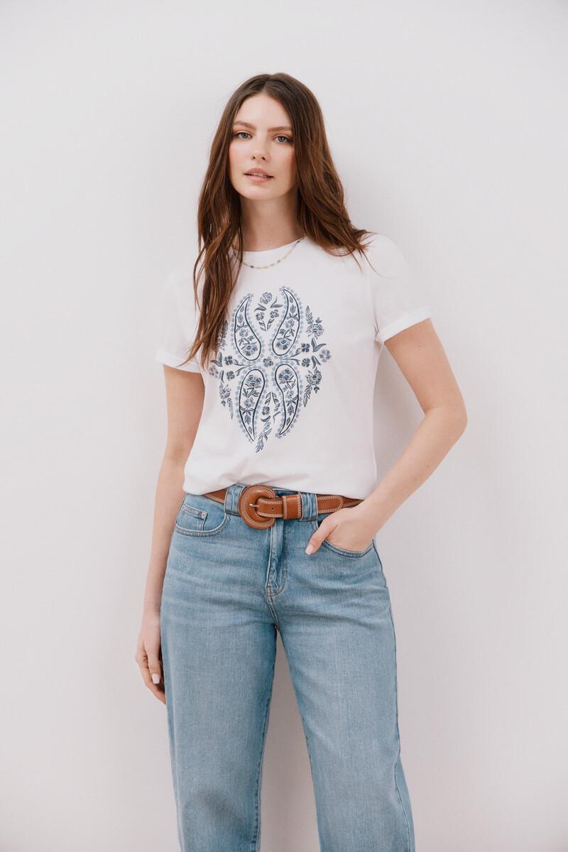 women'secret Camiseta básica estampada