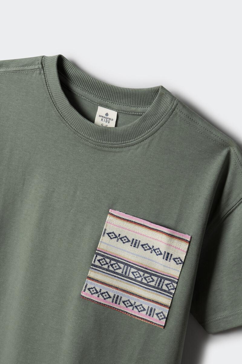 Women'secret Camiseta Bolsillo Contraste Niño