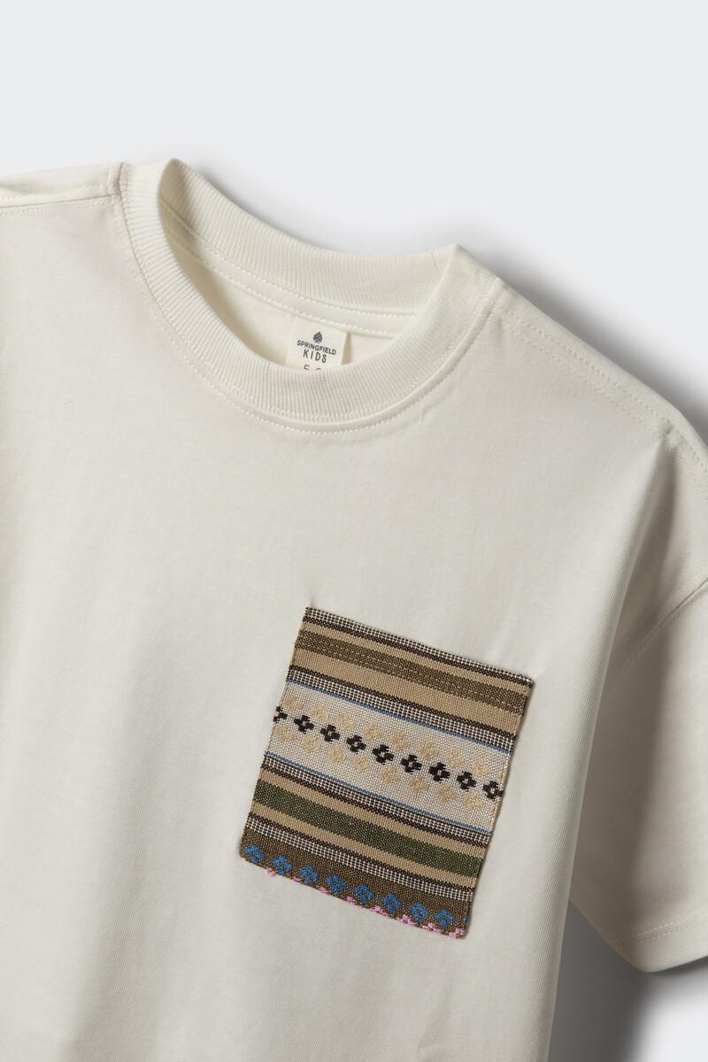 Women'secret Camiseta Bolsillo Contraste Niño