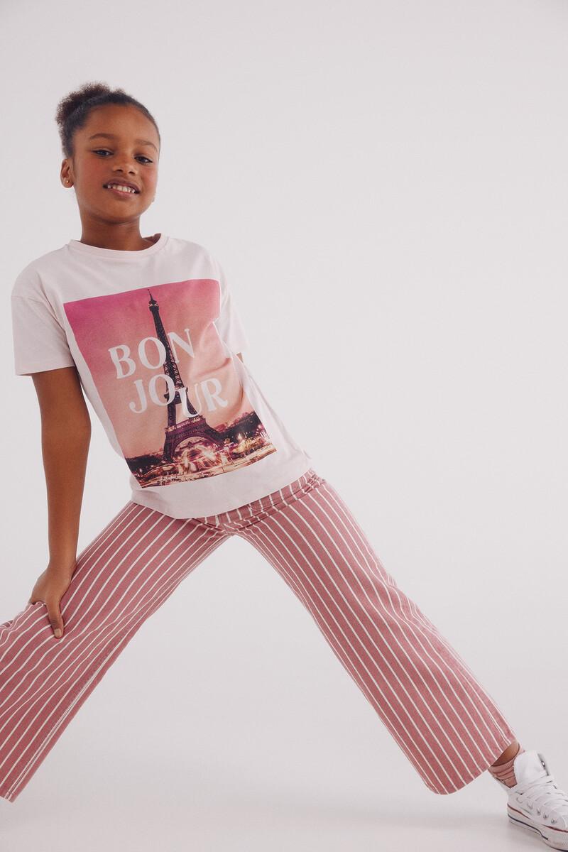 Women'secret Camiseta Bonjour Niña
