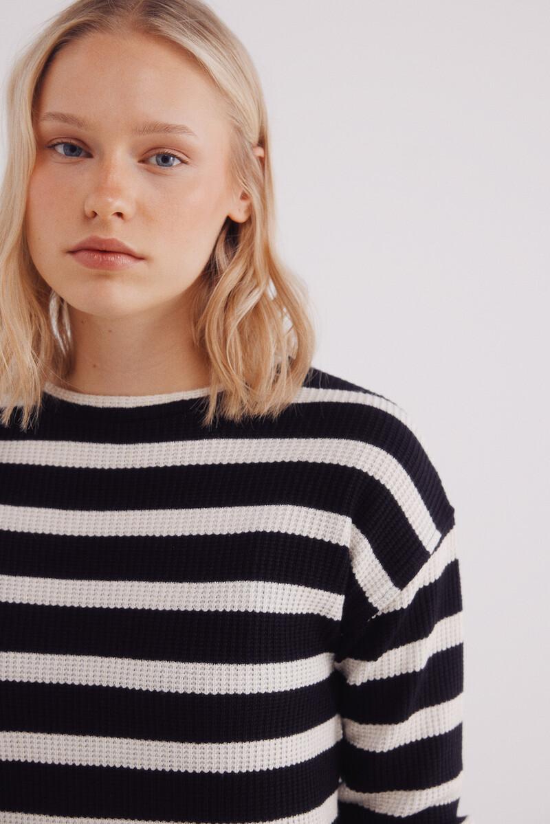 Women'secret Camiseta Estructura Rayas