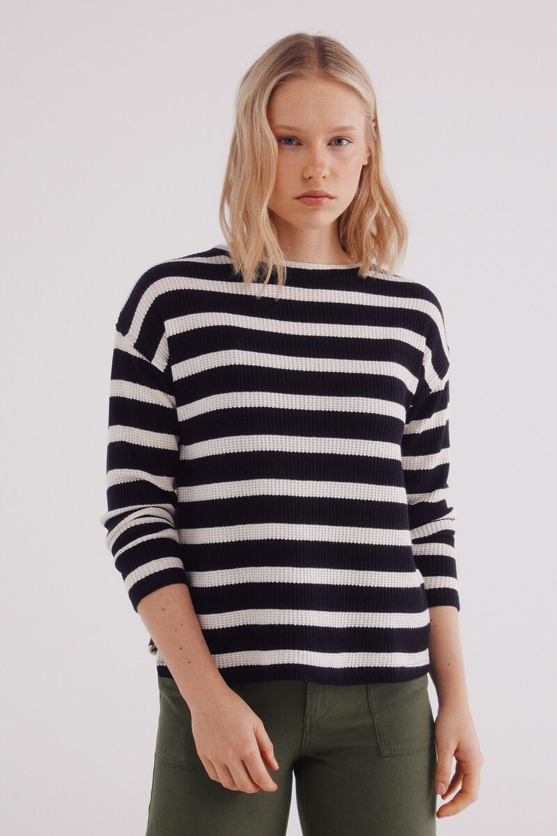 women'secret Camiseta estructura rayas