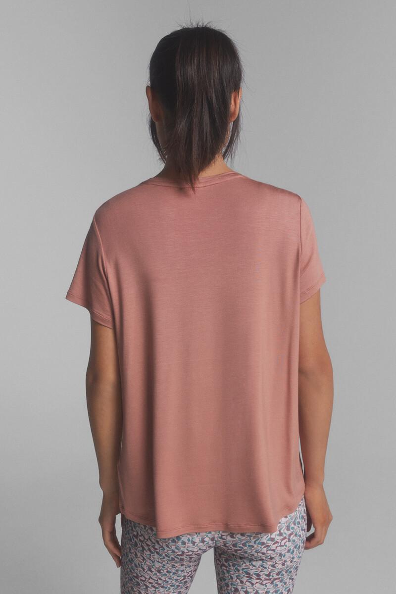 Women'secret Camiseta Fluida Modal Coral