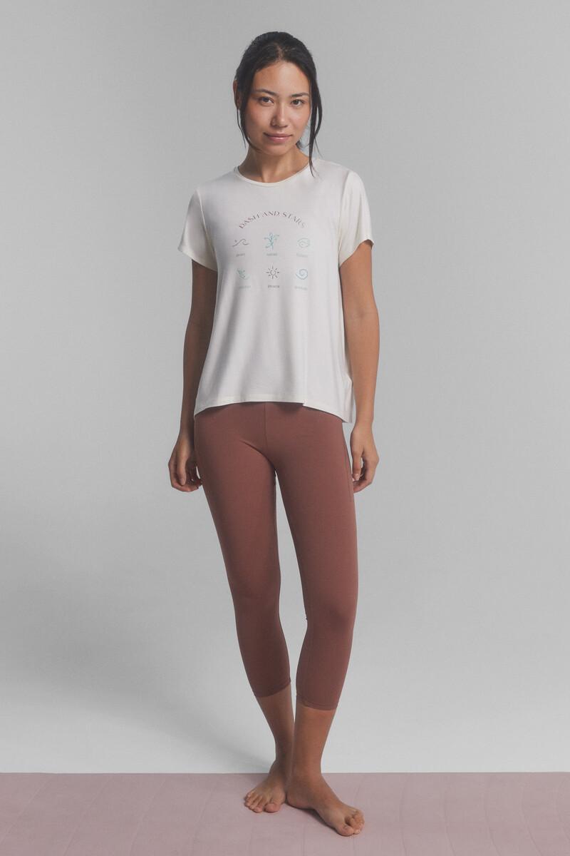 Women'secret Camiseta Fluida Modal Marfil