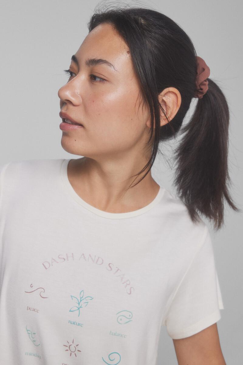 Women'secret Camiseta Fluida Modal Marfil