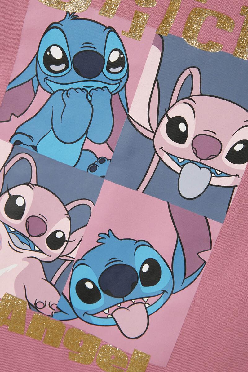 Women'secret Camiseta Lilo & Stitch Glitter