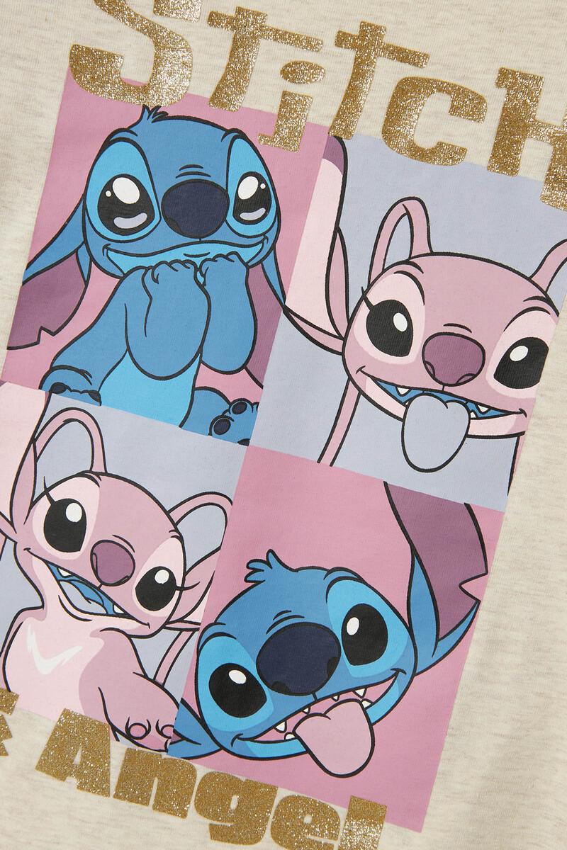 Women'secret Camiseta Lilo & Stitch Glitter