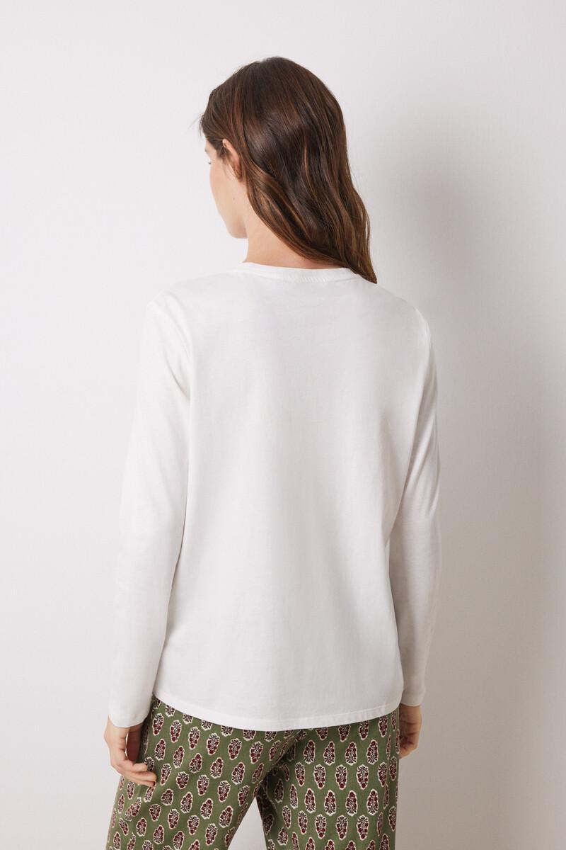 Women'secret Camiseta Manga Larga 100% Algodón LOVE