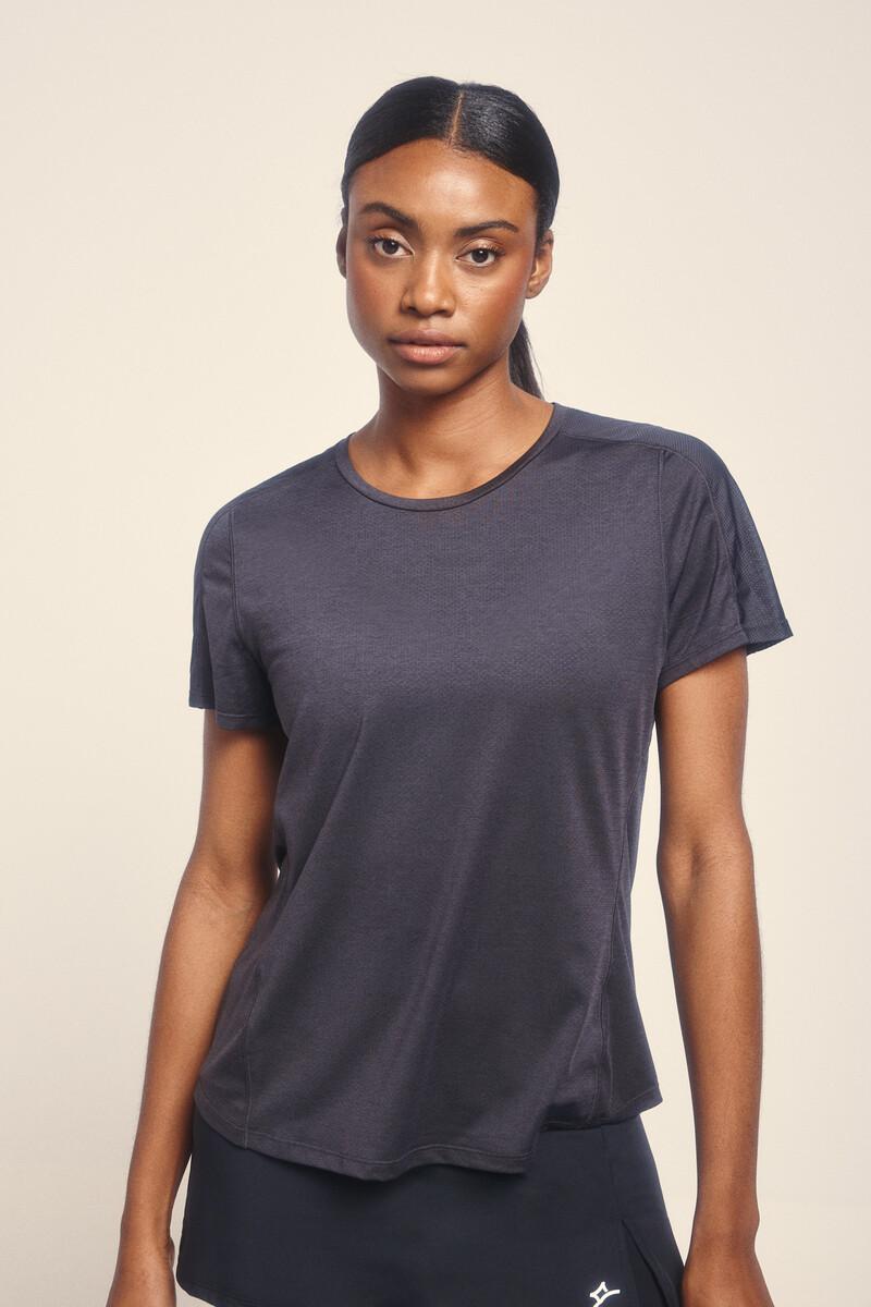 women'secret Camiseta negra ultraligera