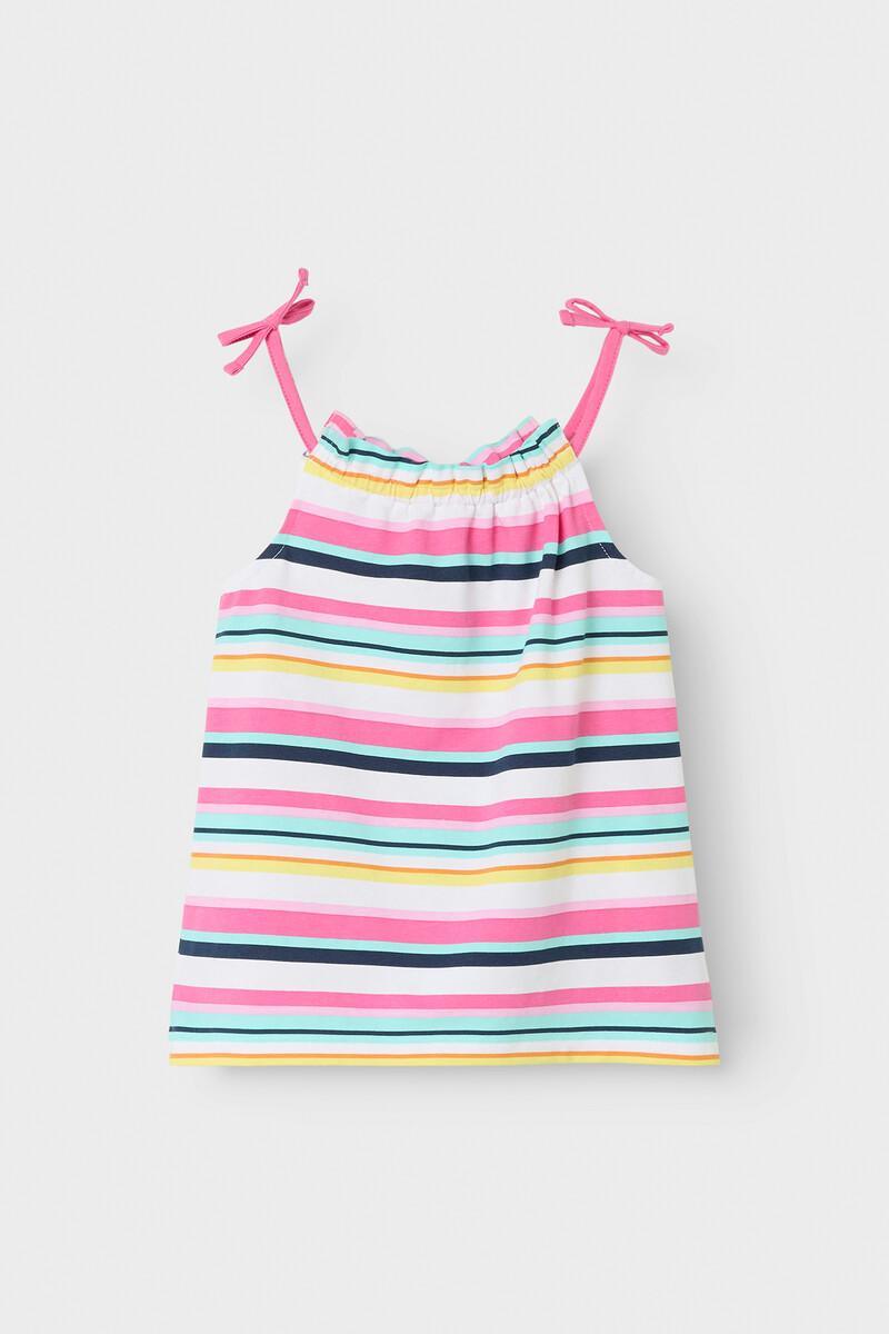 women'secret Camiseta niña rayas de tirante