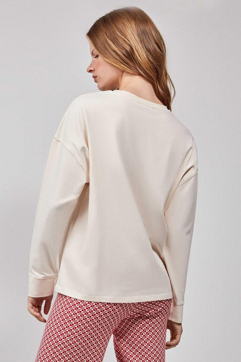 Women'secret Camiseta Pijama Manga Larga Snoopy