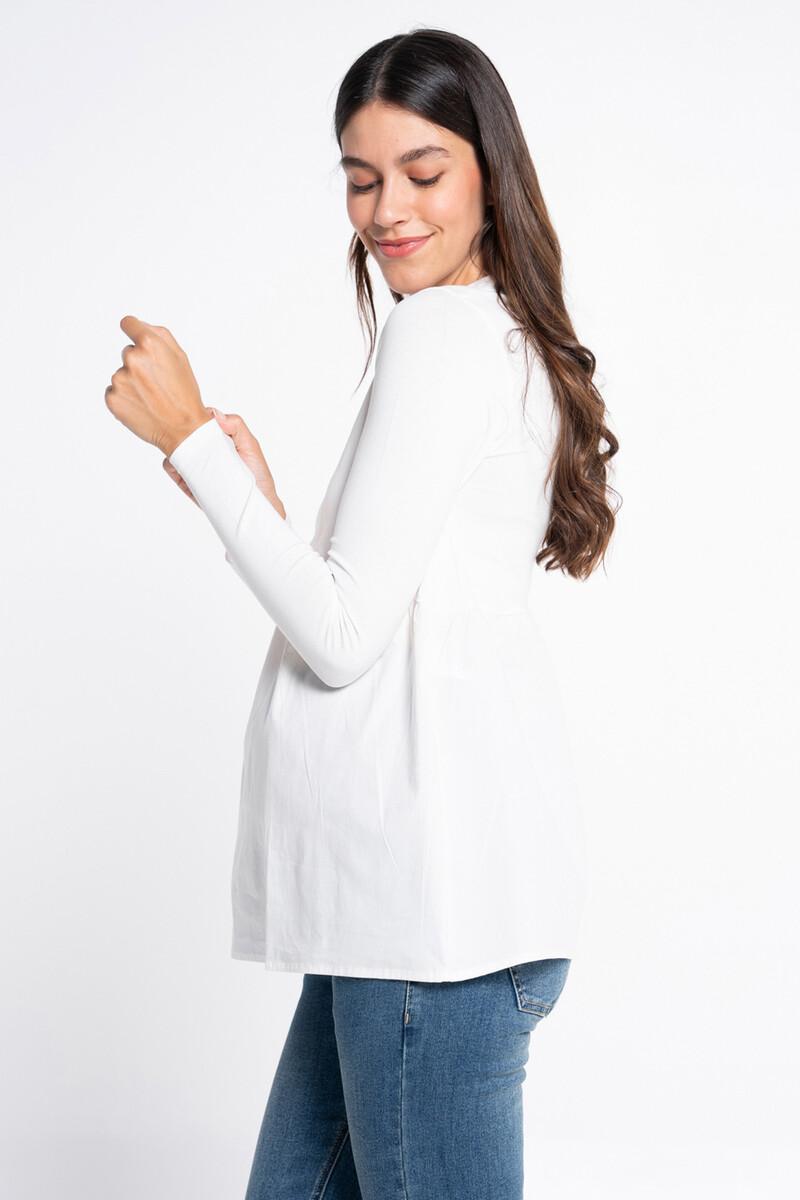 Women'secret Camiseta Premama Con Popelin En Bajo