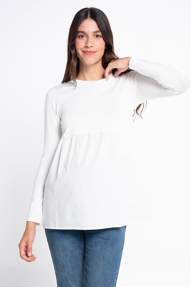 women'secret Camiseta premama con popelin en bajo