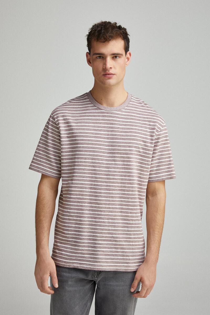women'secret Camiseta raya estructura