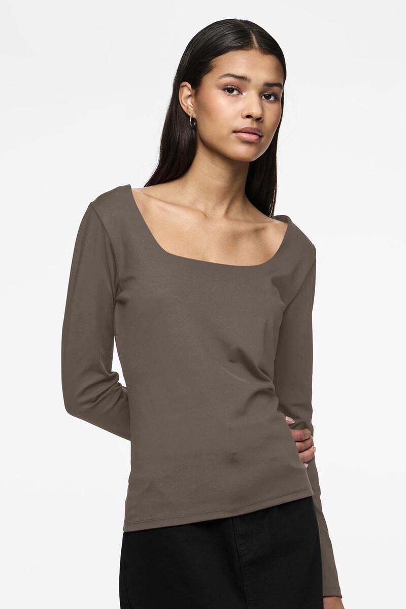 women'secret Camiseta reversible manga larga