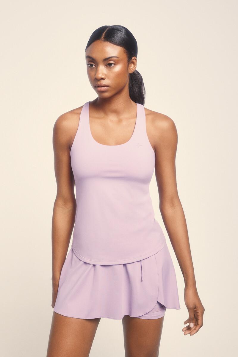 Women'secret Camiseta Sin Mangas Entallada Lila
