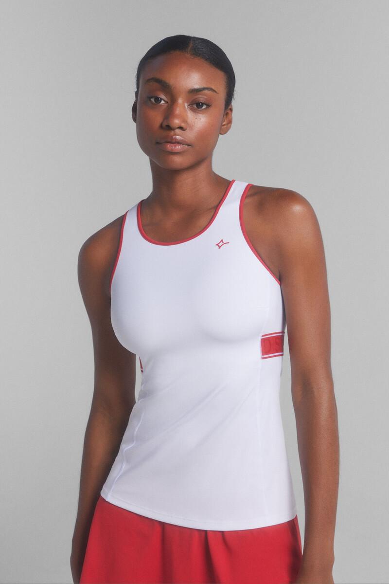 women'secret Camiseta sin mangas entallada marfil