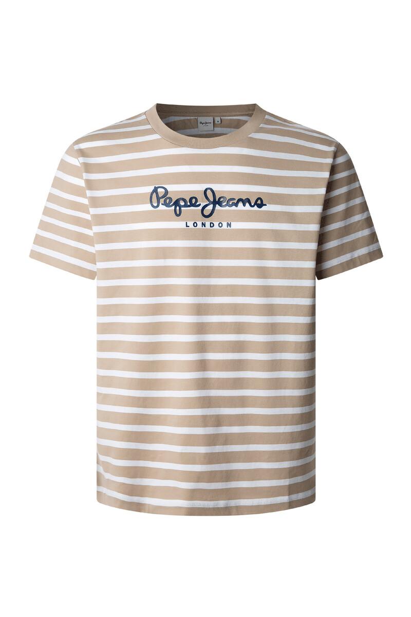 women'secret Camiseta Striped Eggo Manga Corta