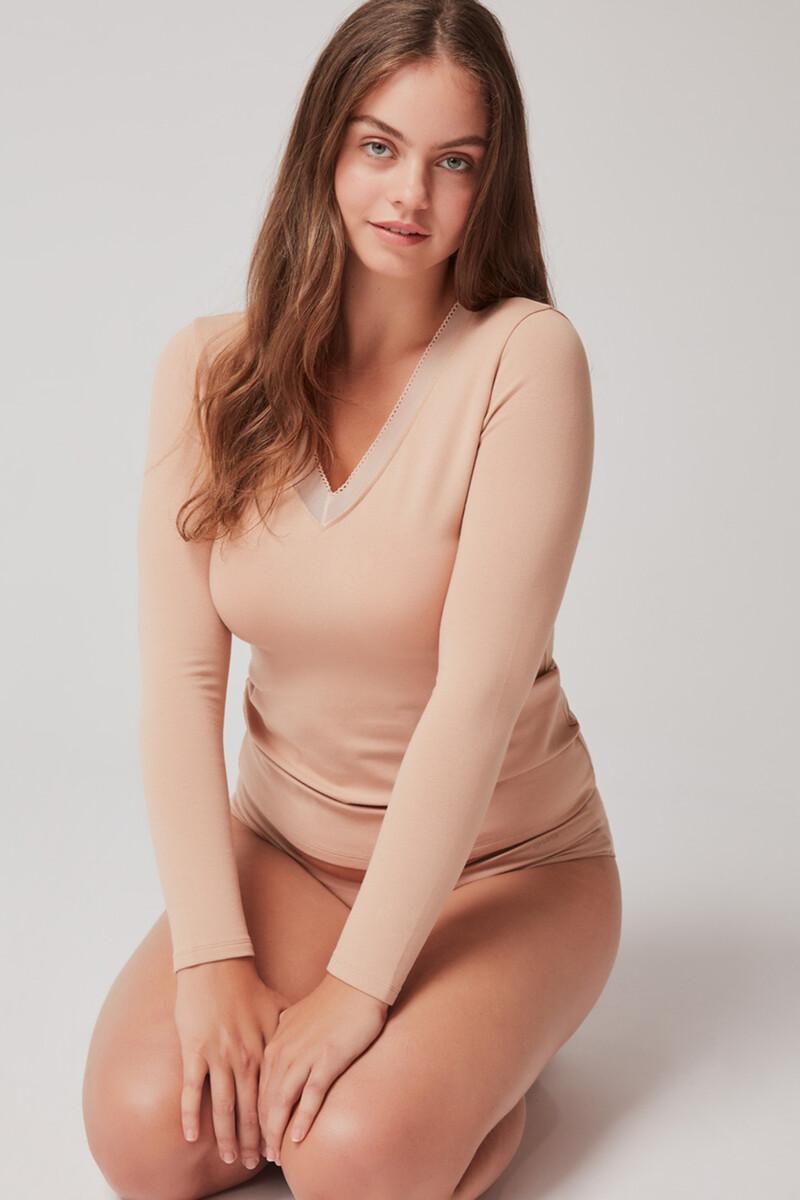 Women'secret Camiseta Térmica Escote Pico