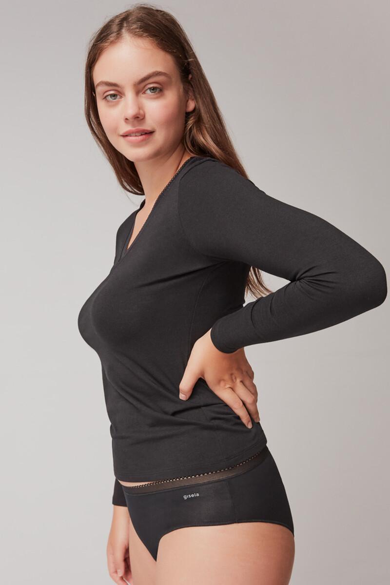 women'secret Camiseta térmica escote pico